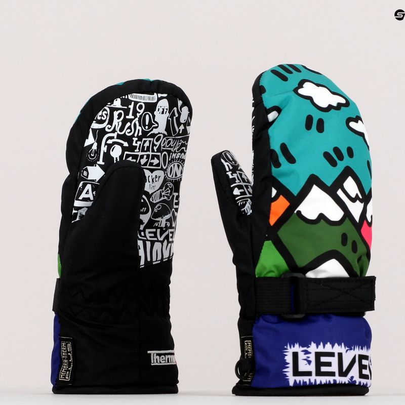 Level Junior Mitt children's ski glove purple 4152JM 11