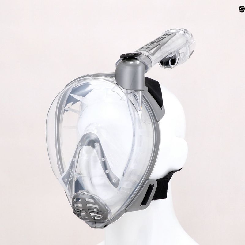 Cressi Duke Dry grey full face mask for snorkelling XDT000000 11