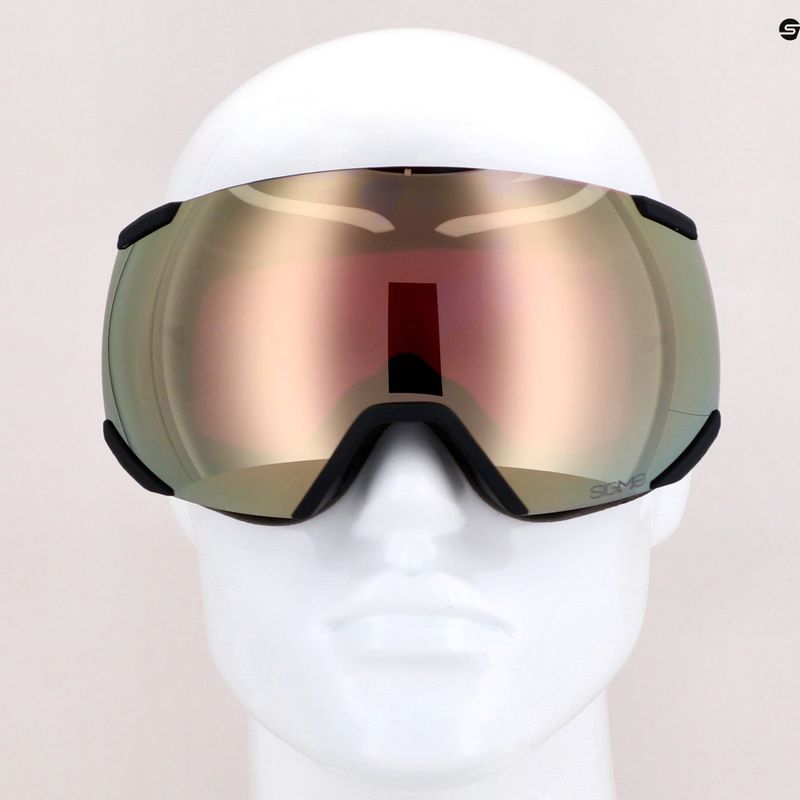 Salomon Radium black/sigma black gold ski goggles L47005000 12