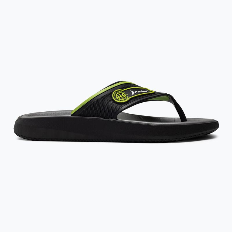 Men's RIDER Block Thong AD flip flops black 11655-23208 2