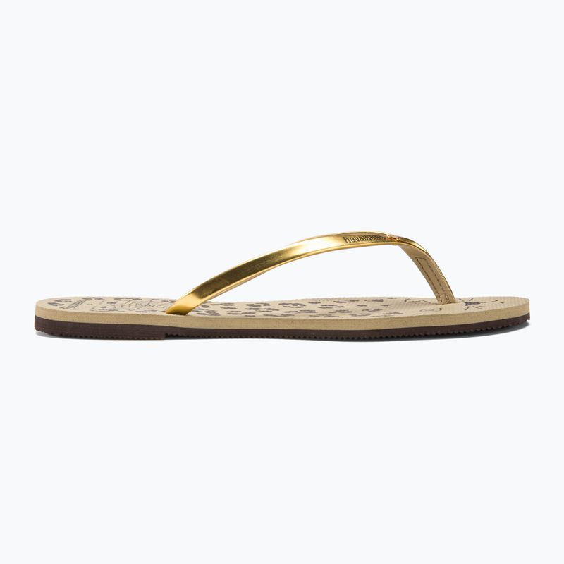 Havaianas You Charlotte sand/grey flip flops 2