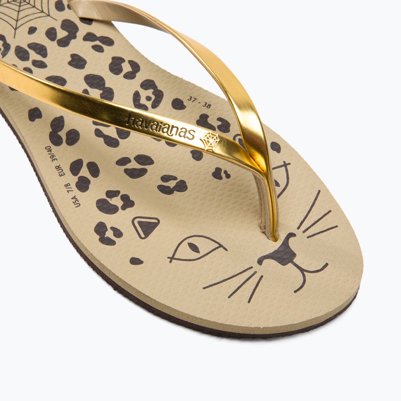 Havaianas You Charlotte sand/grey flip flops 7
