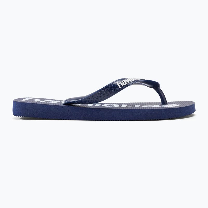 Havaianas Top Logomania flip flops navy blue H4144264 2