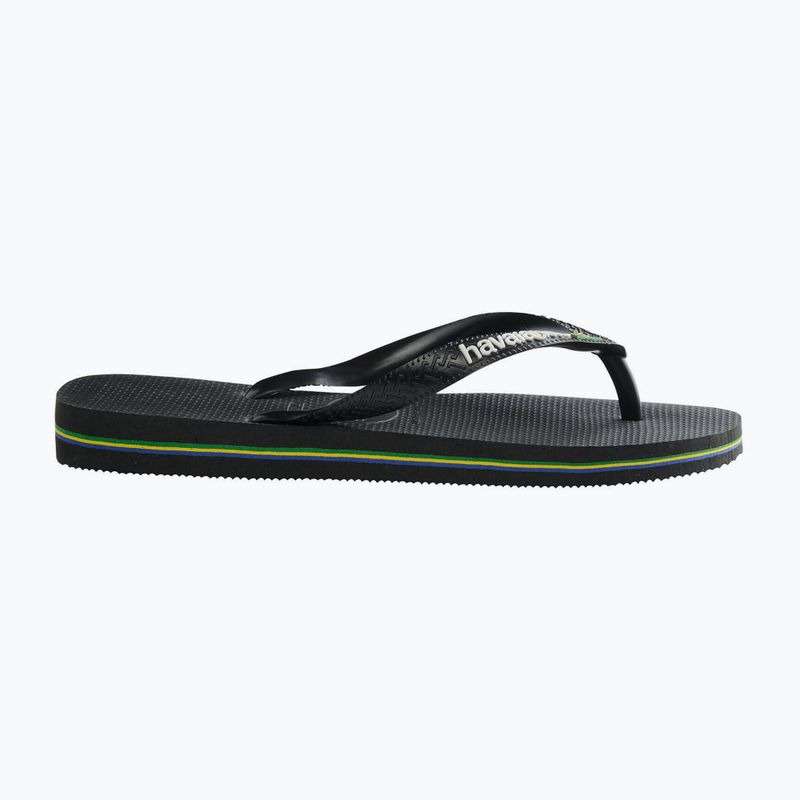 Havaianas Brasil Logo flip flops black H4110850 9