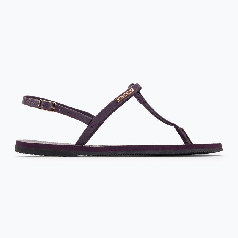 Women's Havaianas You Riviera sandals purple/black/gold 2