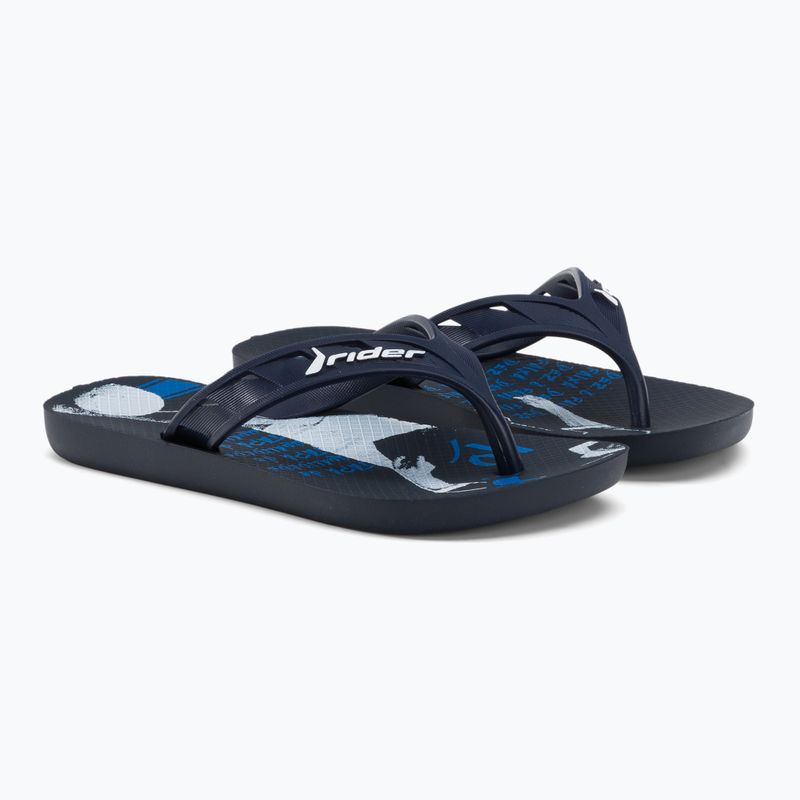 Rider Street Ole Inf children's flip flops black and navy blue 11580-24643 4