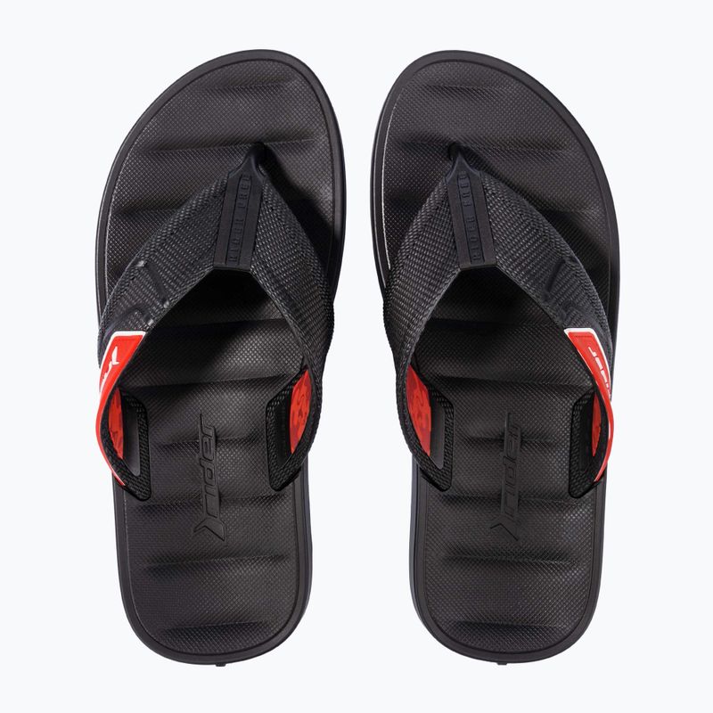 Men's RIDER Free Mix Thong flip flops black/red 11