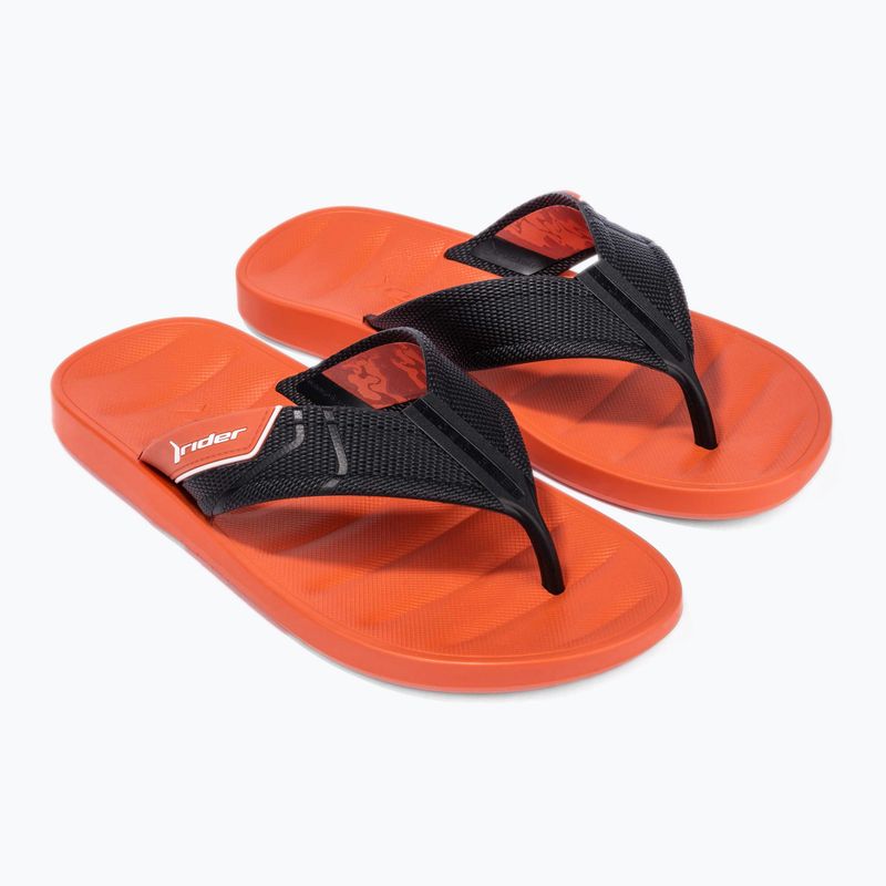 Men's RIDER Free Mix Thong flip flops red/black 10