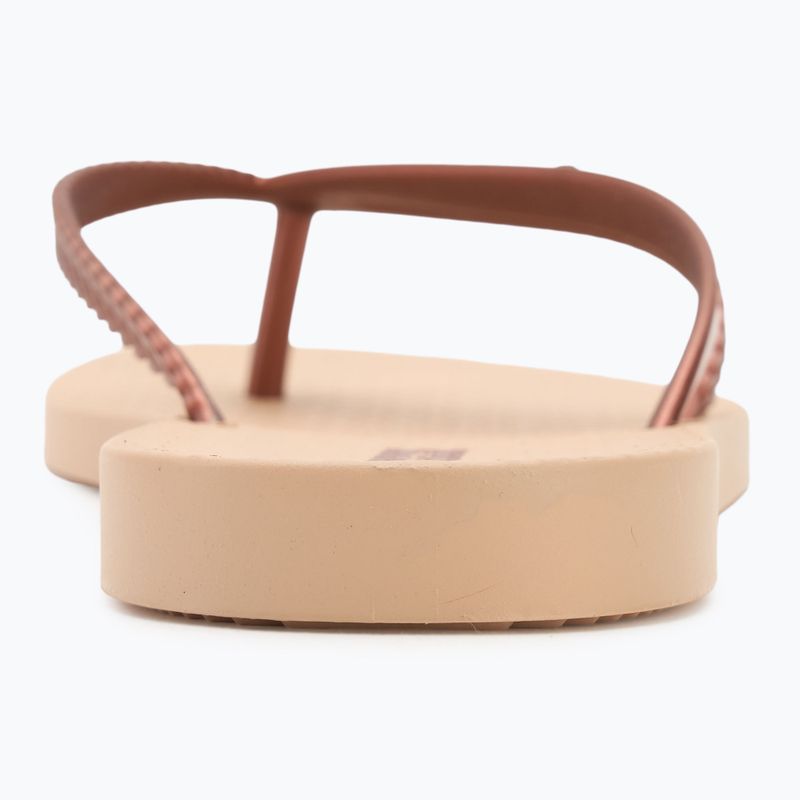 Women's flip-flops Ipanema Bossa beige/copper 6
