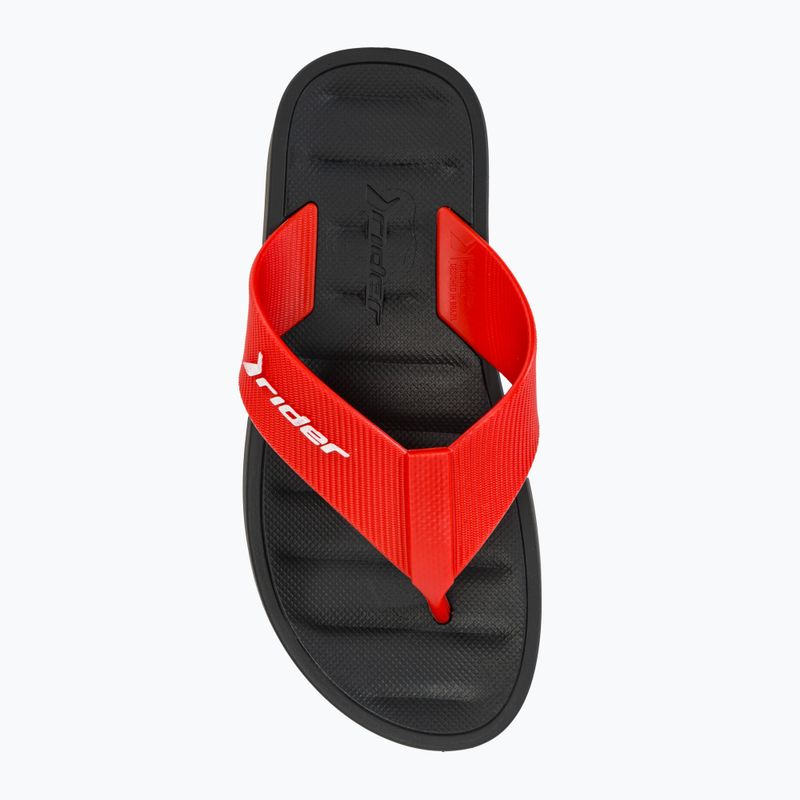 RIDER Free Thong Kids flip flops black/red 5