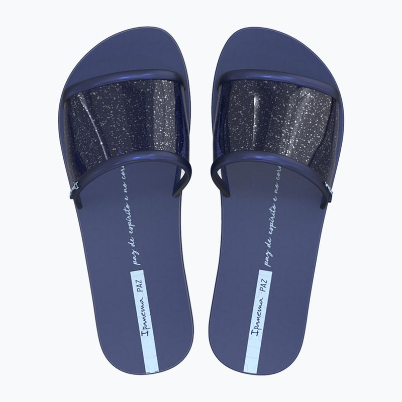 Ipanema Renova blue/pearly blue women's slides 9