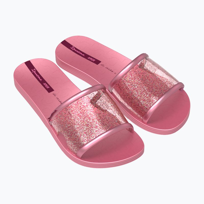 Ipanema Renova pink/metallic pink women's slides 8