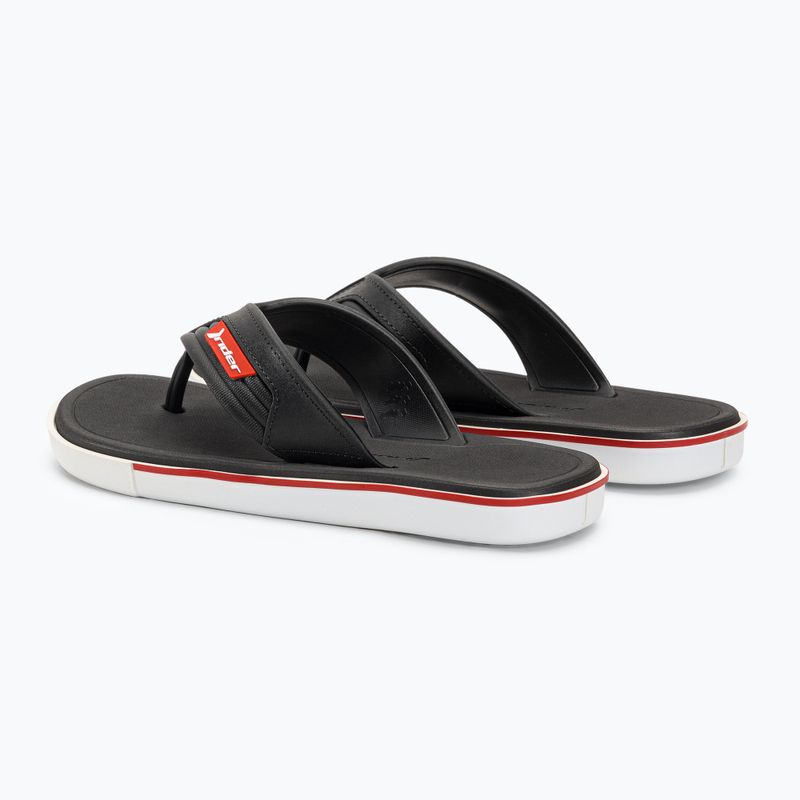 Men's RIDER Spin Thong AD flip flops white/black 3