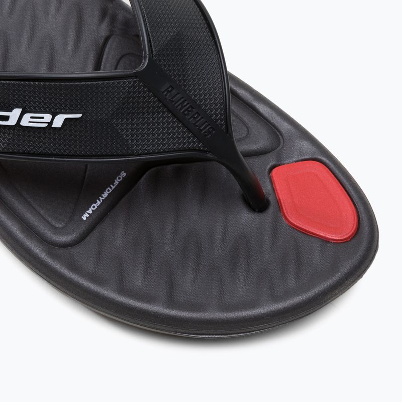 Men's RIDER R Line Plus II flip flops black 11315-25469 7
