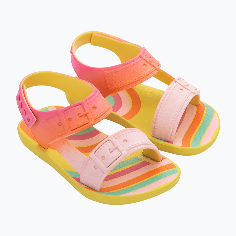 Ipanema Brincar Papete Baby yellow/pink/orange sandals 8