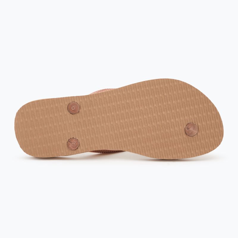 Women's Havaianas Slim flip flops rose gold 4