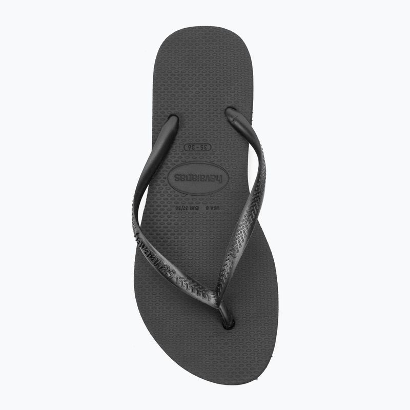 Women's Havaianas Slim Platform flip flops black 5
