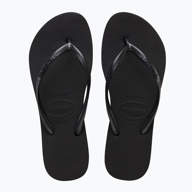 Women's Havaianas Slim Platform flip flops black 3