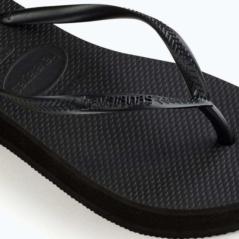 Women's Havaianas Slim Platform flip flops black 5