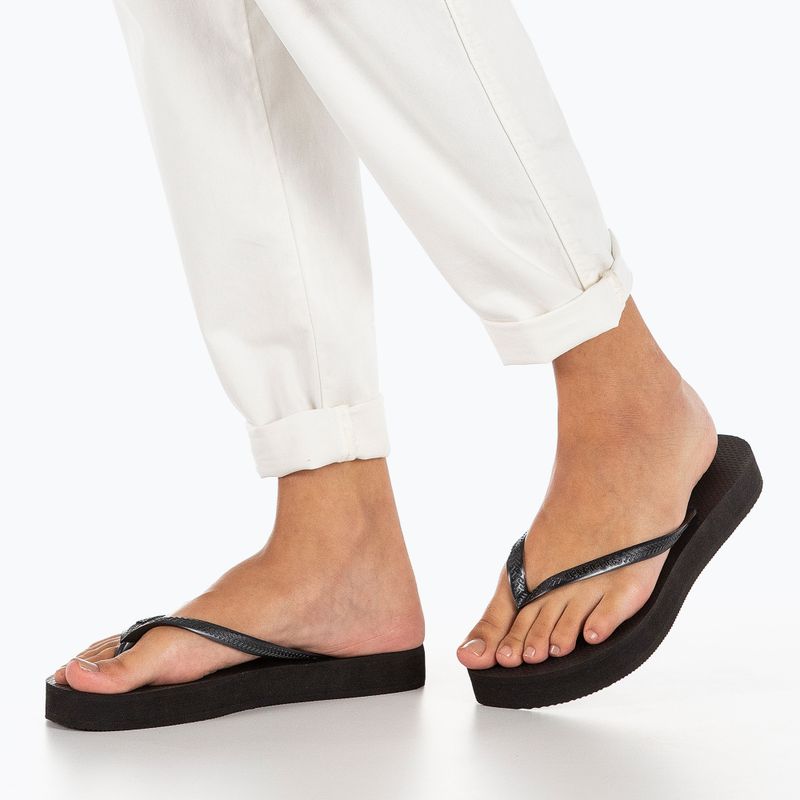 Women's Havaianas Slim Platform flip flops black 6