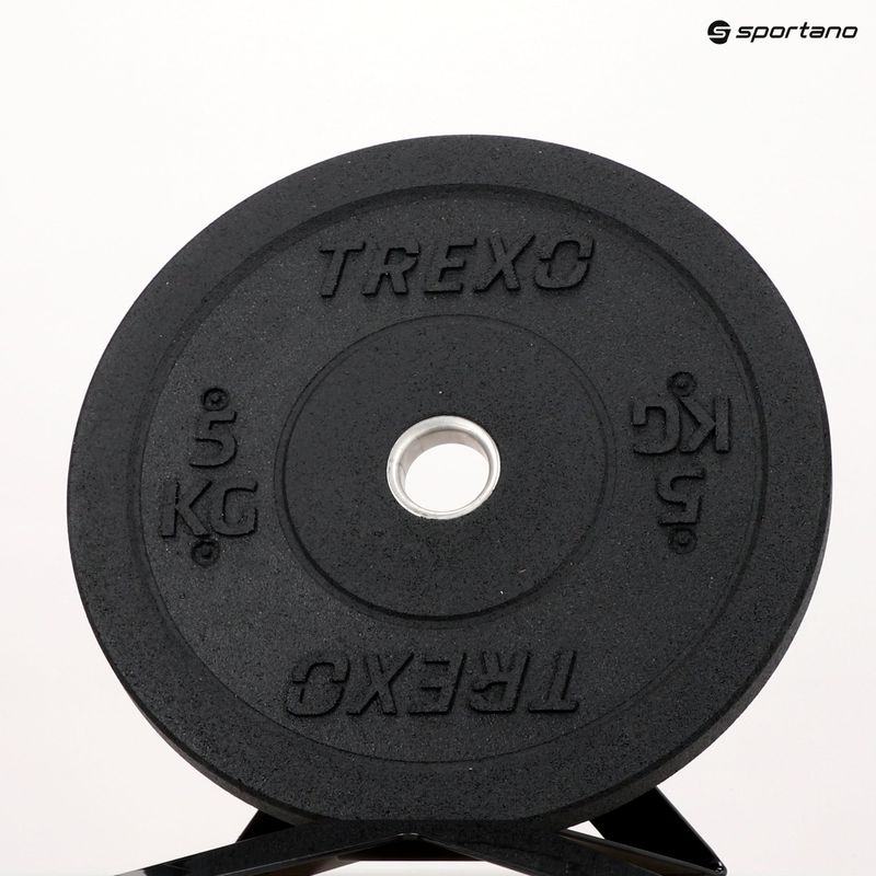XTREXO Olympic bumper weights black TRX-BMP005 5 kg 12