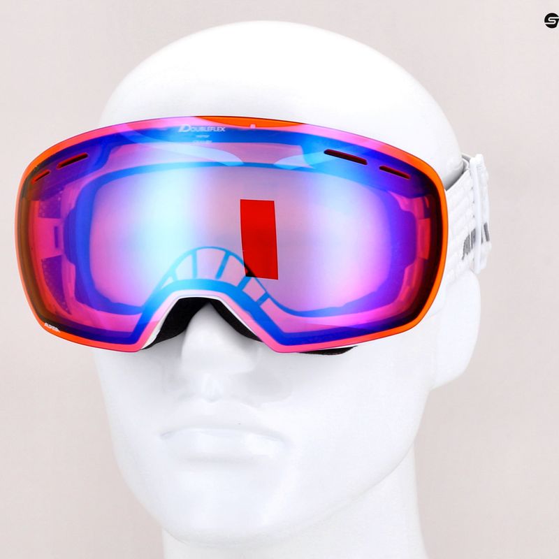 Ski goggles Alpina Granby Q-Lite white gloss/blue sph 10