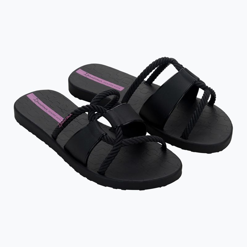 Ipanema Diversa Slide black/lilac women's flip-flops