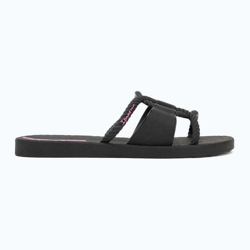 Ipanema Diversa Slide black/lilac women's flip-flops 2