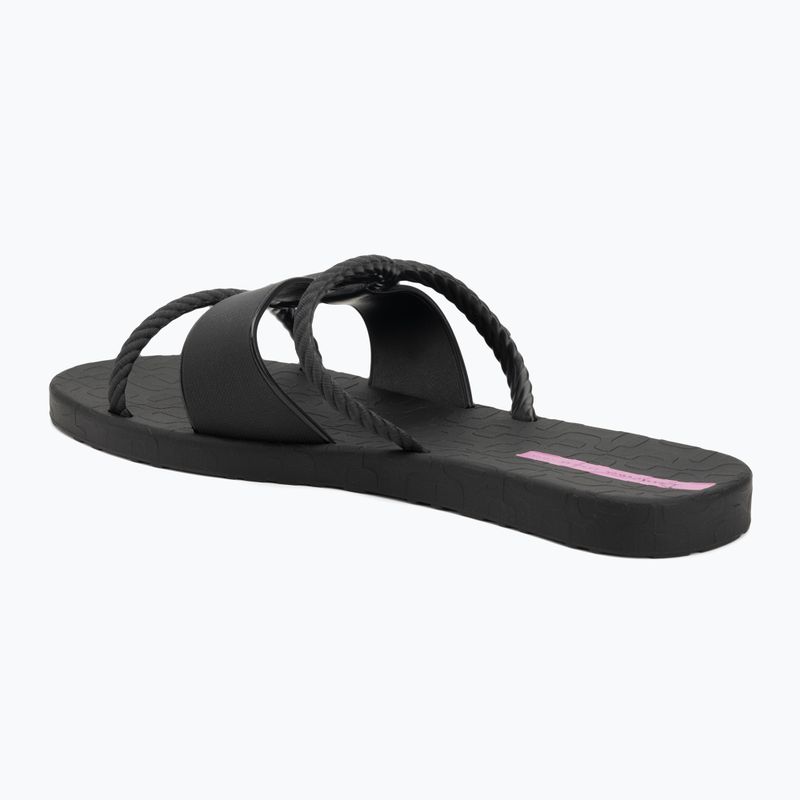Ipanema Diversa Slide black/lilac women's flip-flops 3