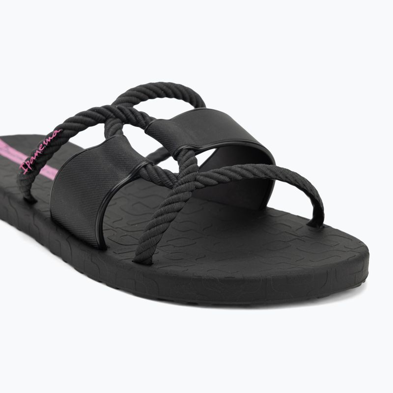 Ipanema Diversa Slide black/lilac women's flip-flops 7