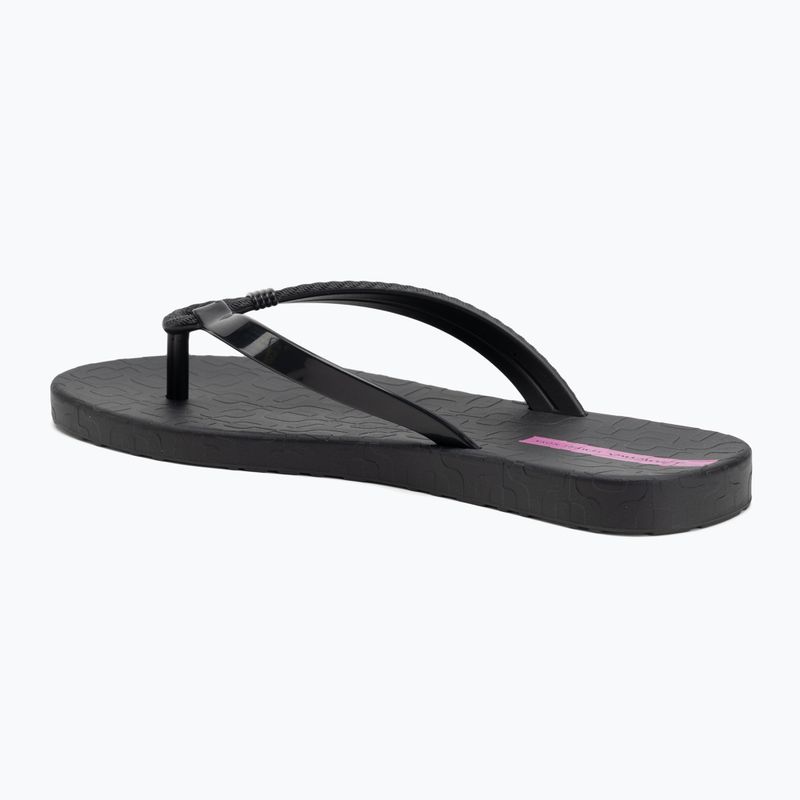 Ipanema Diversa black/lilac women's flip flops 3