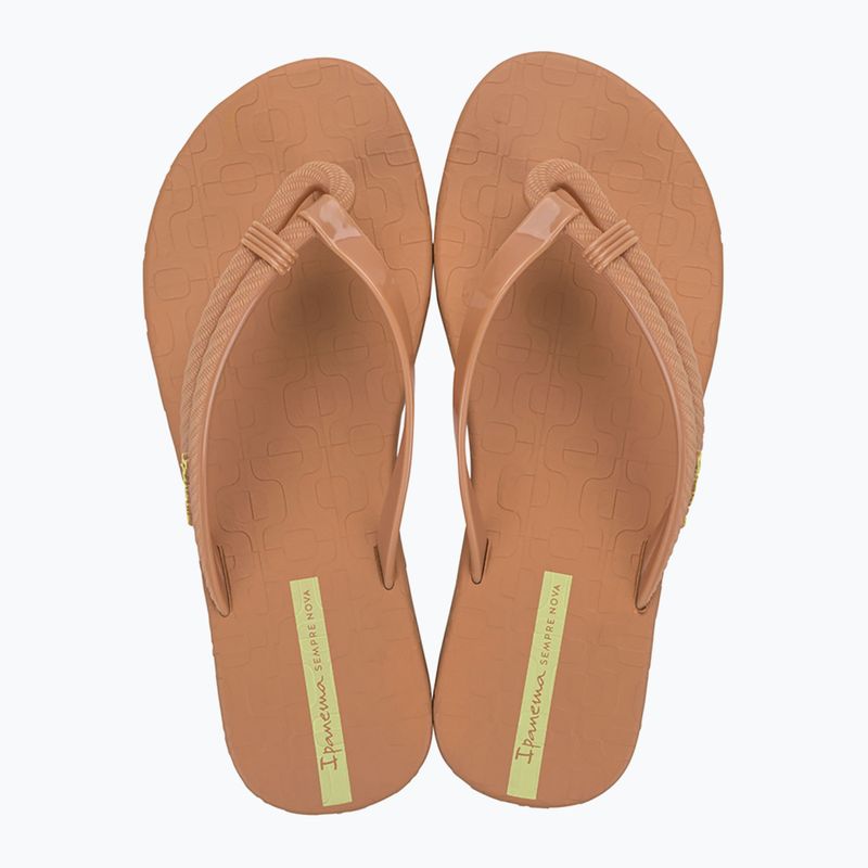 Ipanema Diversa nude/yellow women's flip flops 2