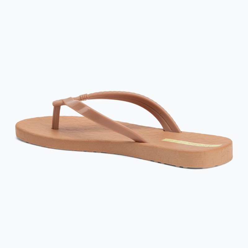 Ipanema Diversa nude/yellow women's flip flops 3
