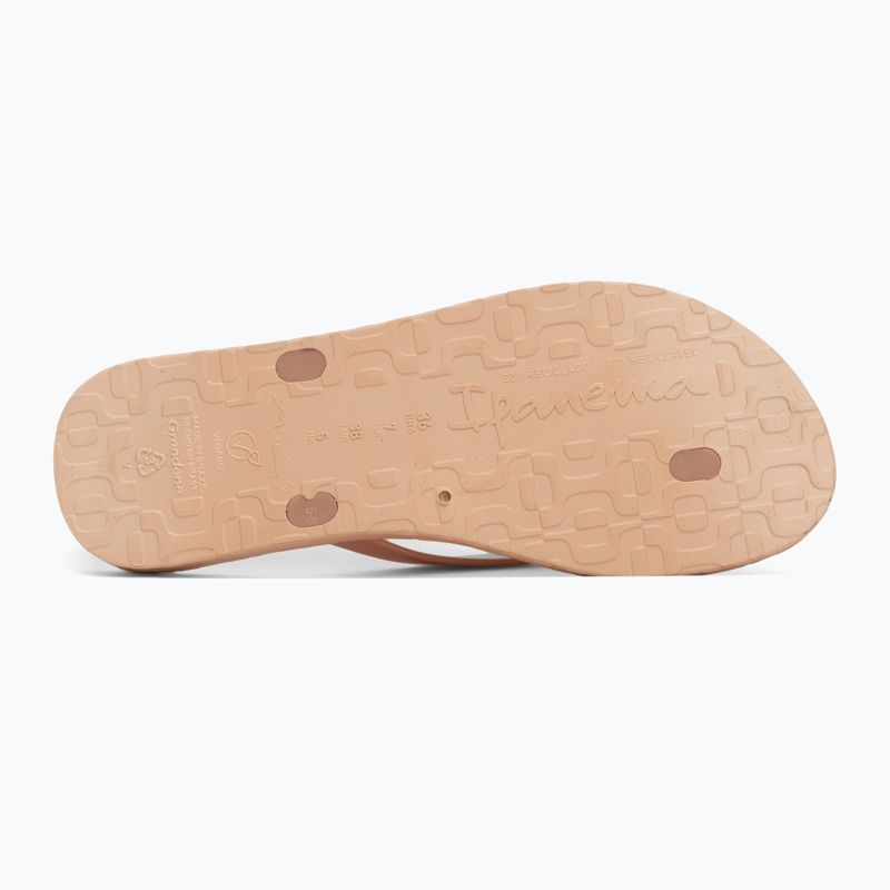 Ipanema Diversa nude/yellow women's flip flops 4