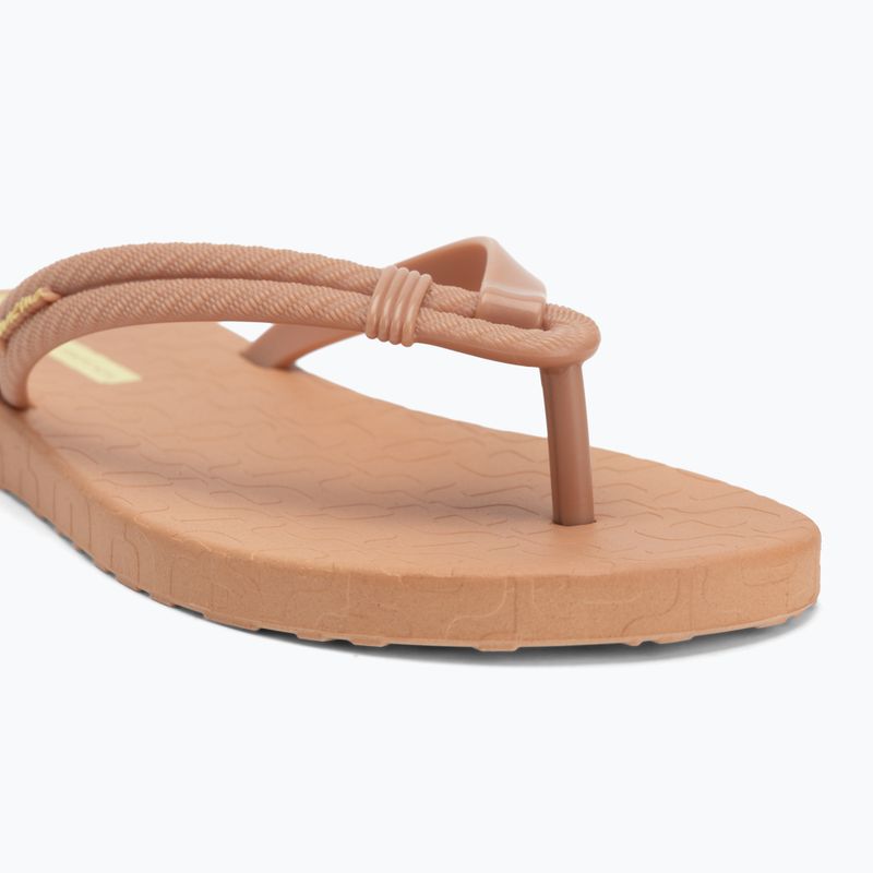 Ipanema Diversa nude/yellow women's flip flops 7