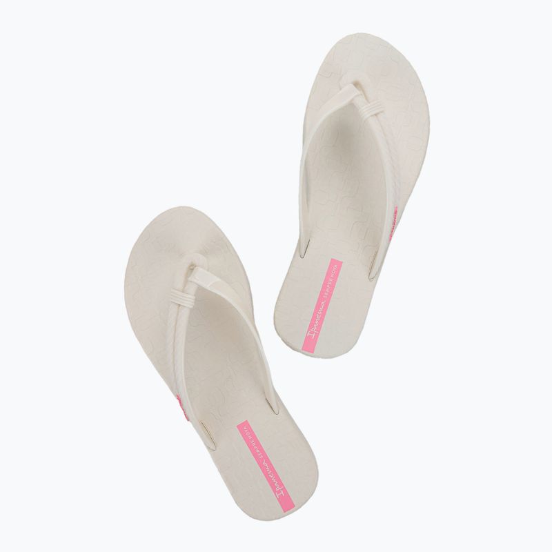 Ipanema Diversa off white/pink women's flip flops 3