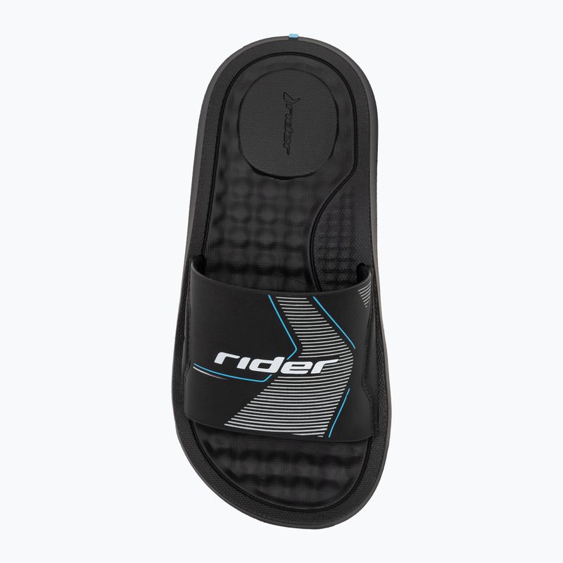 RIDER Step Slide Kid flip-flops black/grey/white 5