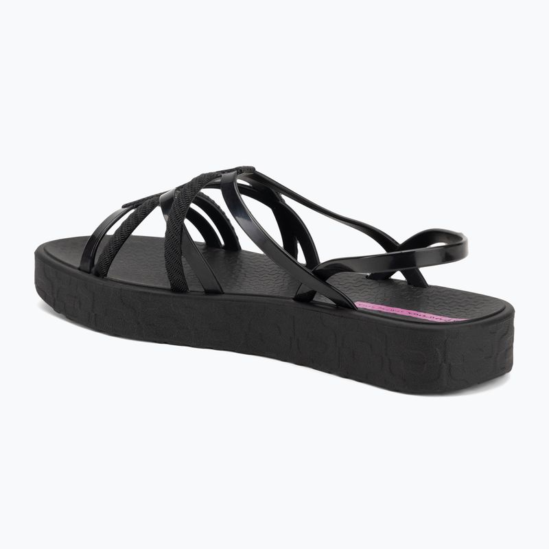 Women's Ipanema Diversa Flatform sandals black/black/lilac 3