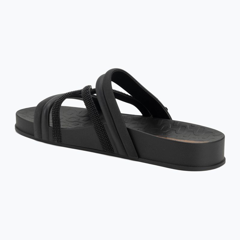 Women's Ipanema Walk Slide flip-flops black/black/brown 3