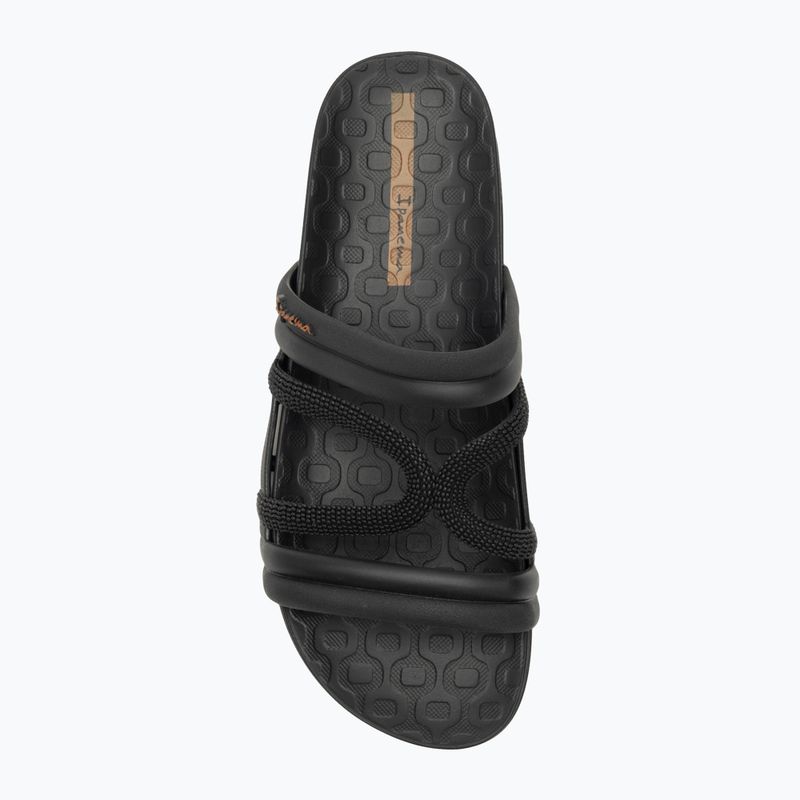 Women's Ipanema Walk Slide flip-flops black/black/brown 5