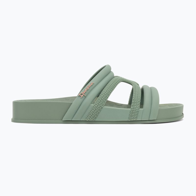 Women's Ipanema Walk Slide flip-flops green/green/pink 2