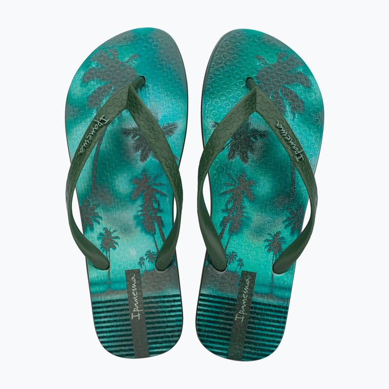 Men's flip-flops Ipanema Tropical III green 2