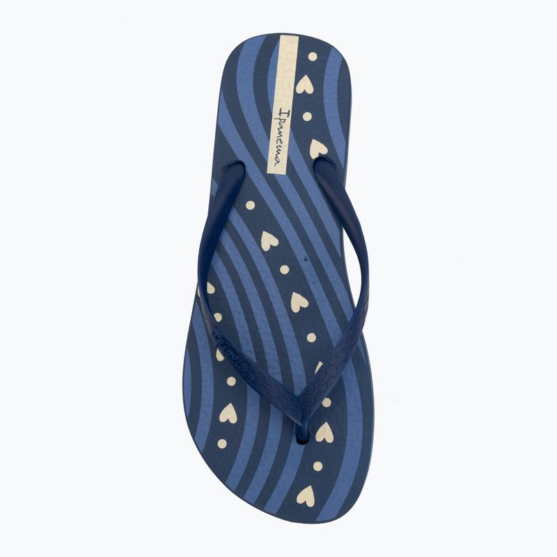 Women's flip-flops Ipanema Classica Happy XVIII blue/blue/beige 5