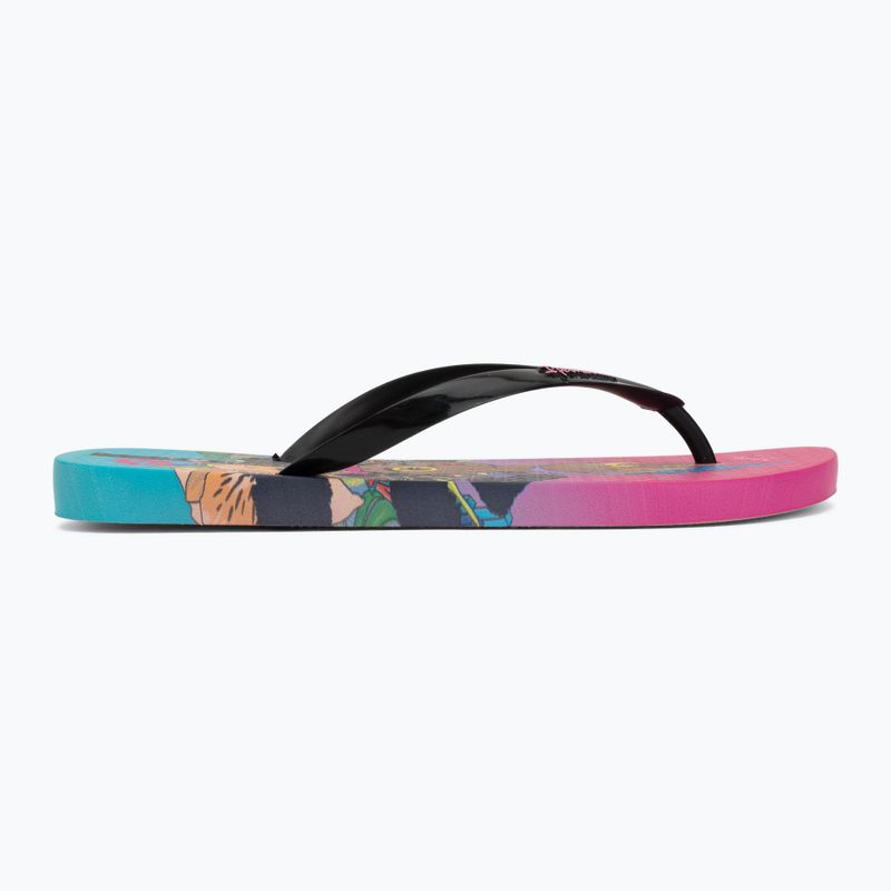Women's flip-flops Ipanema Graffiti V pink/black/blue 2