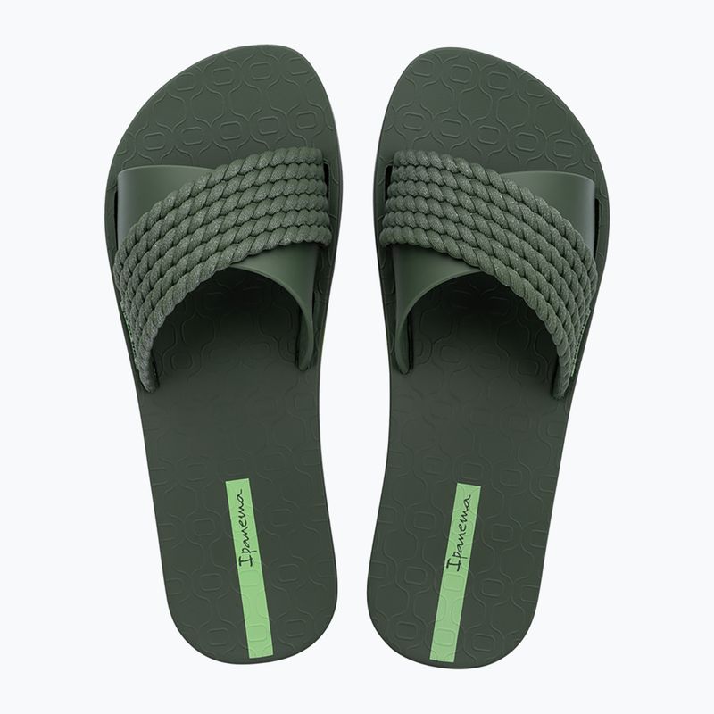 Women's slides Ipanema Street II green/dark green 3
