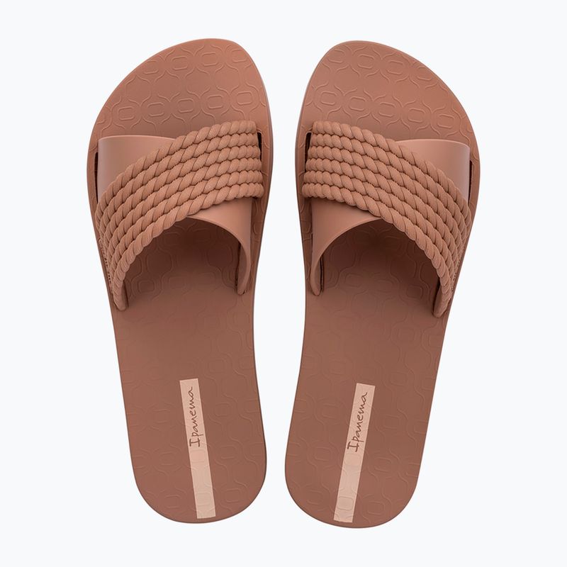 Women's slides Ipanema Street II brown/brown/beige 2