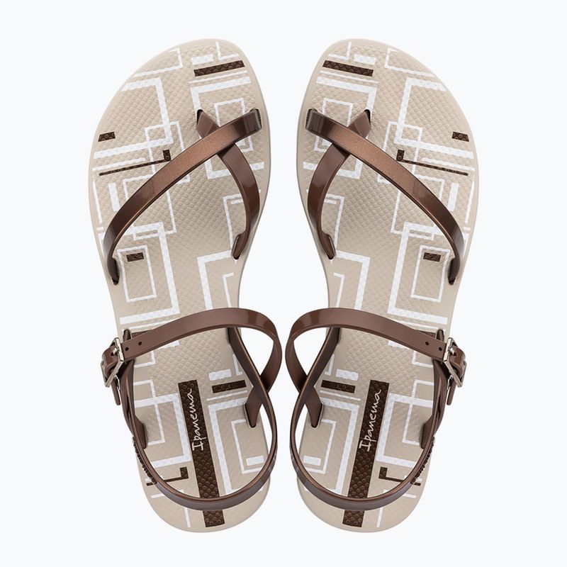 Women's sandals Ipanema Fashion Sand VIII Beige/Metallic Pink 3