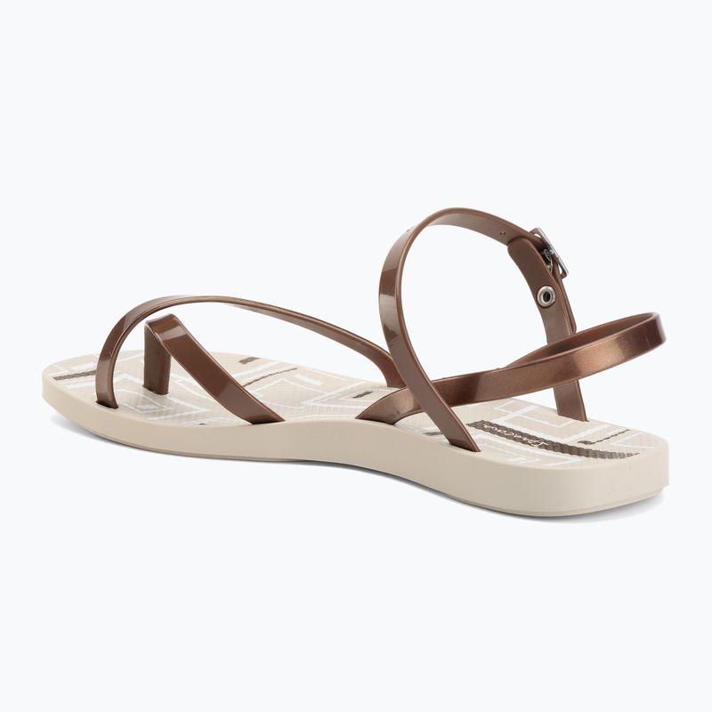 Women's sandals Ipanema Fashion Sand VIII Beige/Metallic Pink 3