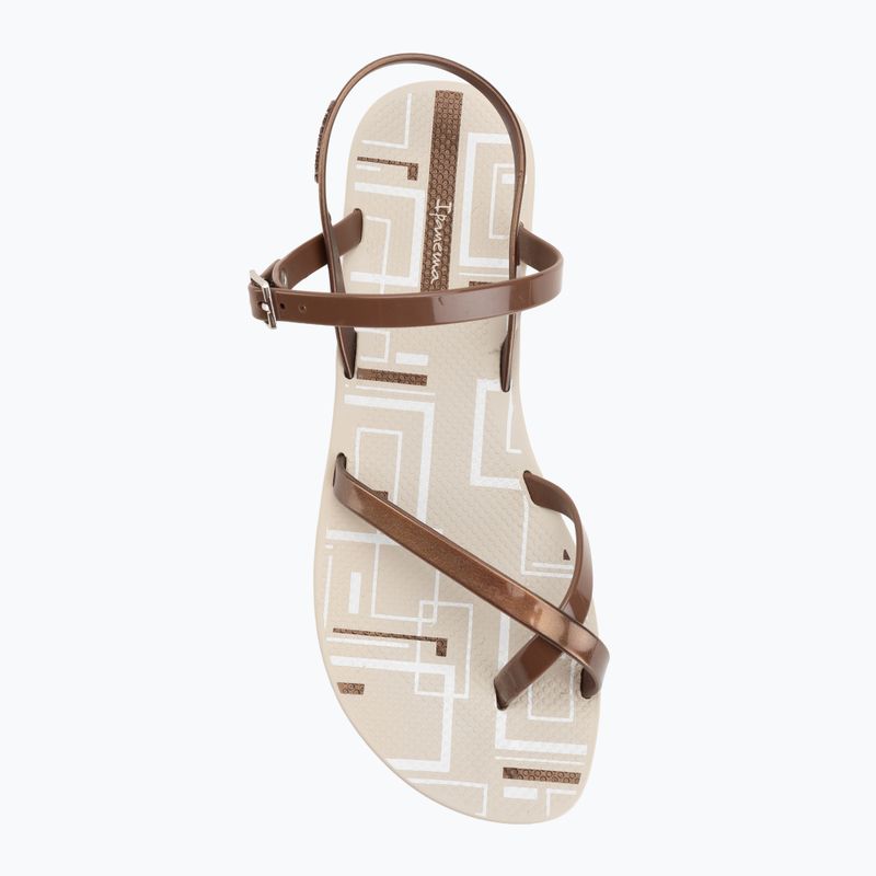 Women's sandals Ipanema Fashion Sand VIII Beige/Metallic Pink 5
