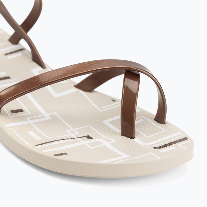 Women's sandals Ipanema Fashion Sand VIII Beige/Metallic Pink 7